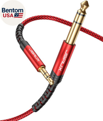 3.5Mm to 6.35Mm Stereo Audio Cable,  6.35Mm 1/4'' Male to 3.5Mm 1/8'' Male TRS Bid