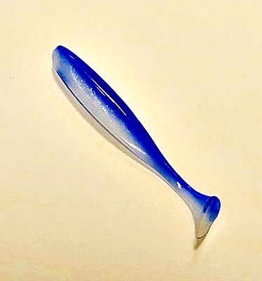 Keitech Easy Shiner 4'' Blue Milky White