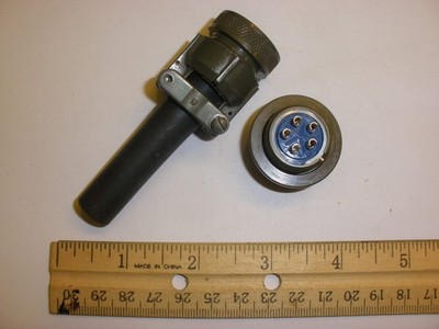 NEW - MS3106A 16S-8S (SR) with Bushing  - 5 Pin Female Plug