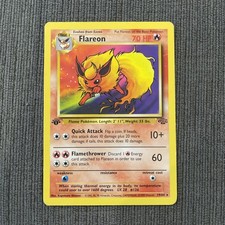 Flareon [1st Edition] #19 Prices | Pokemon Jungle | Pokemon Cards