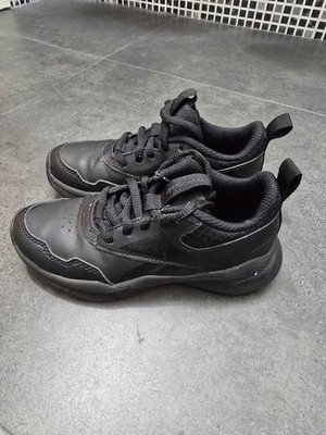 Kinder Schule Turnschuhe Reebok XT Sprinter 2.0 Junior Leder Größe 11UK 28EU schwarz