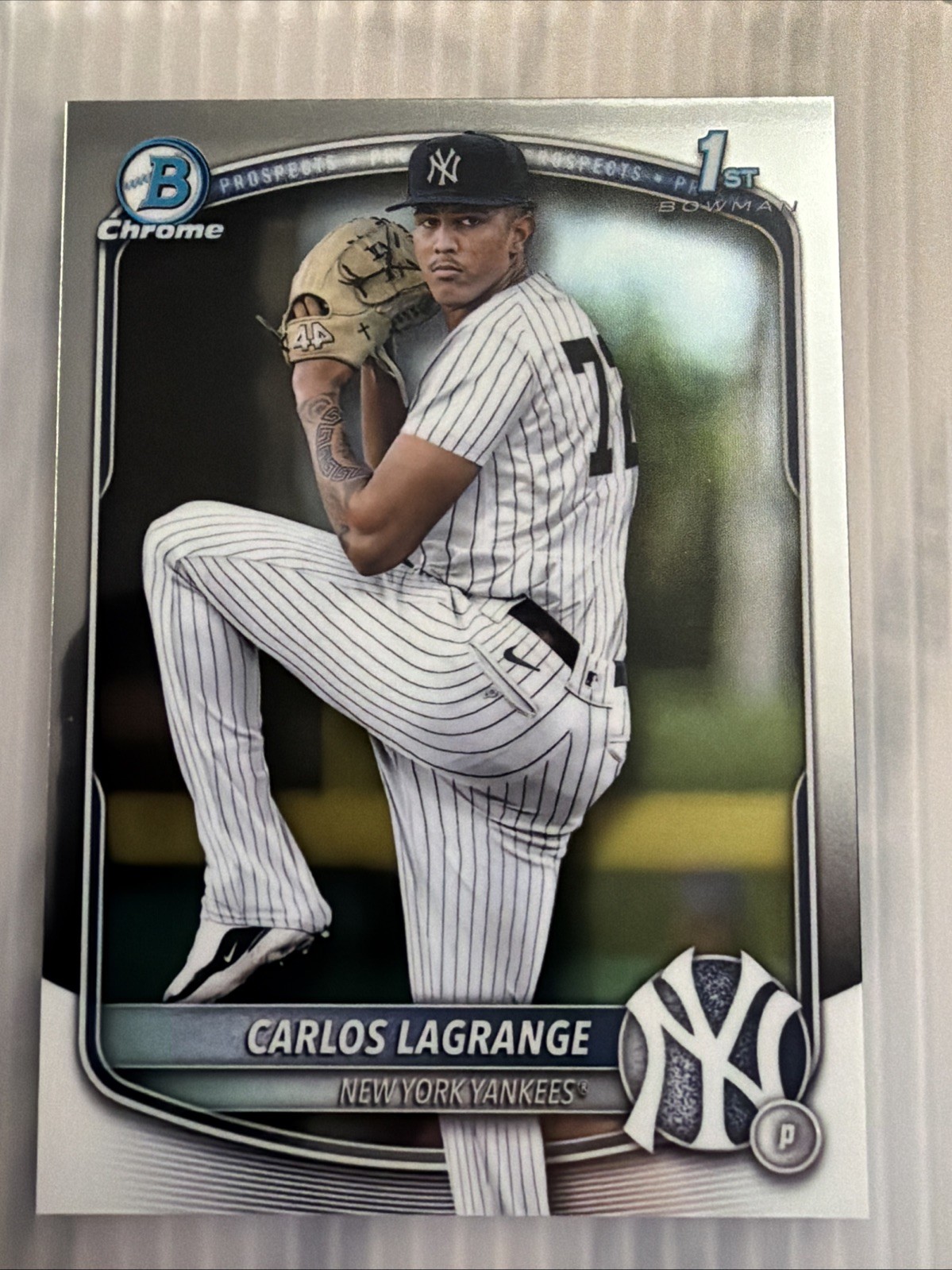 Carlos Lagrange 2025 1st Bowman Chrome Prospects #BCP-202 Yankees