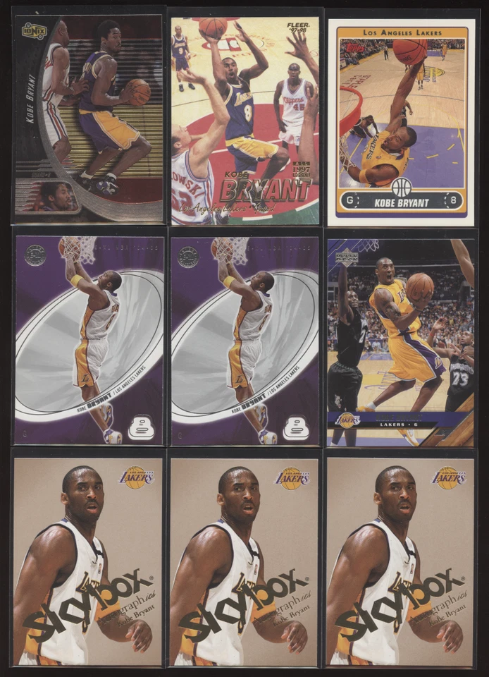 50 Lot Kobe Bryant LA Lakers HOF w 1996 Upper Deck Rookie Green Starquest Insert - Image 3 of 4