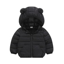 Winter Warm Down Coat Boys Hooded Jackets New Cotton Girls Casual 2-6Y