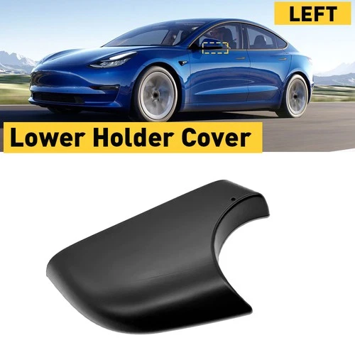 LEFT DRIVER Door Side Mirror Cap Cover For 2017 2018 2019-2022 Tesla Model 3 LH