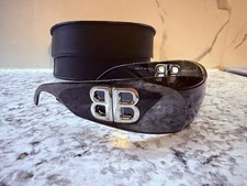 Balenciaga BB0359S Sunglasses Col. 001 Black/Gray lenses Fast Free Shipping