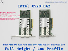 Intel X520-DA2 Dual Port 10Gb SFP+ PCIe Netzw...