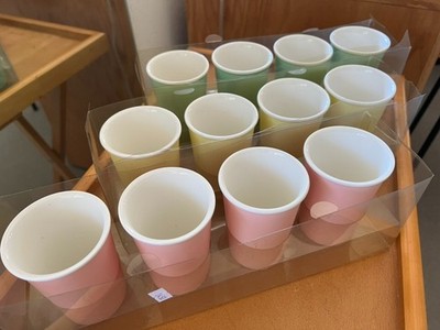 Beautiful 12 porcelain tumblers ASA selection by Germany