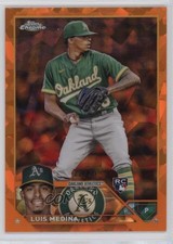 2023 Topps Chrome Update Sapphire Edition Orange 22/25 Luis Medina #USCS311 fm0