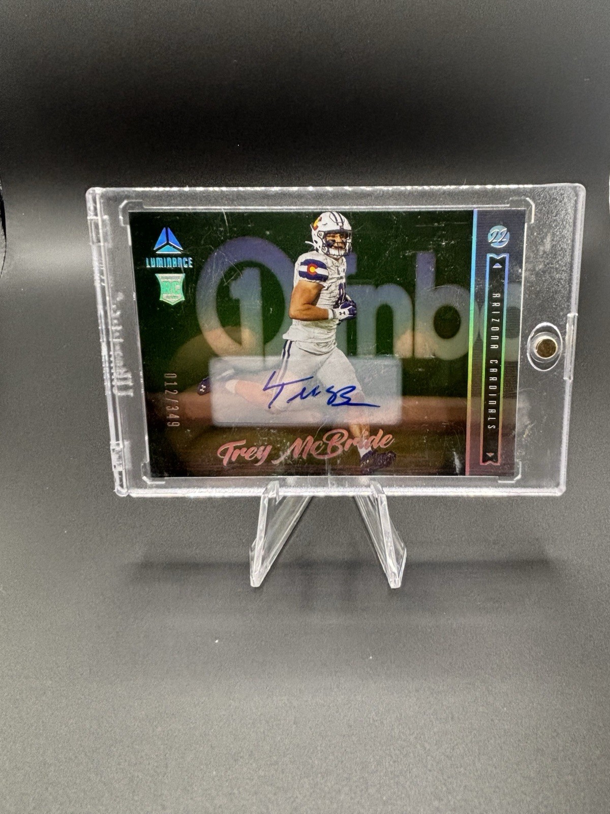 Trey McBride Panini Luminance #198 Autograph