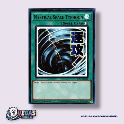 Mystical Space Typhoon RA05-EN112 Stamped 1st Edition Ultra Rare