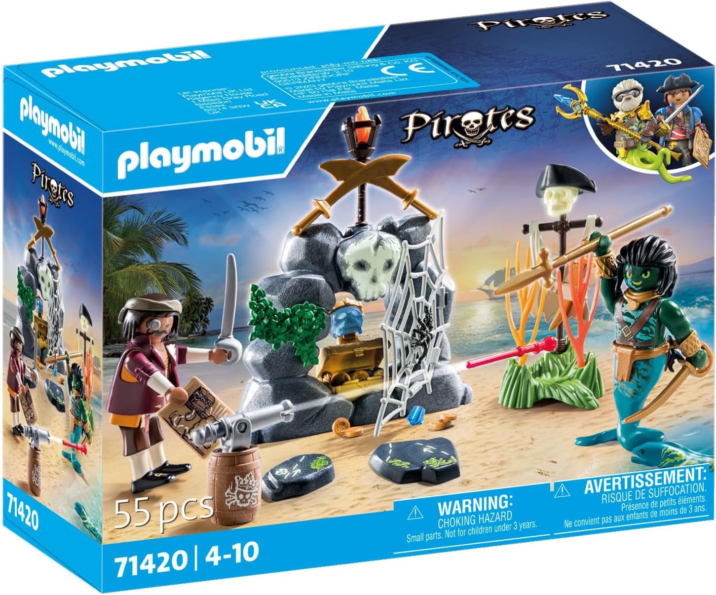 Original PLAYMOBIL® Pirates 71420 - Búsqueda del Tesoro
