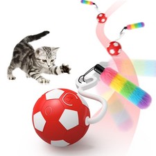 VIWIK Interactive Cat Toys for Indoor Cats, Automatic Motion Activated Red