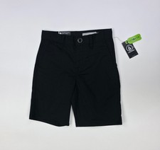Volcom Frickin Chino Shorts Boys Size 10 Slim Black 23"