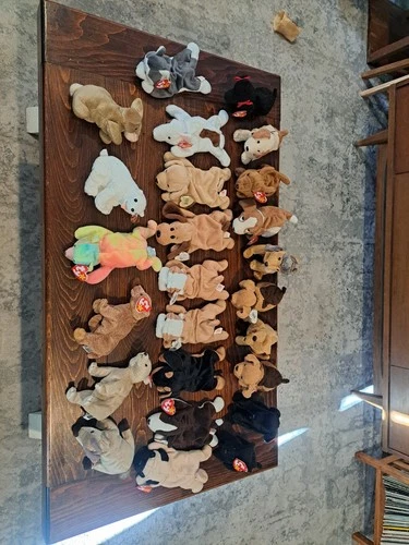 LOT OF 25 Ty Beanie Babies Vintage 90s-2000s DOGS with Tags And More