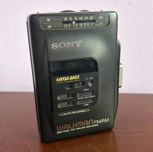 Sony Walkman WM-FX33 AM/FM Player Portable - Radio Works Cassette Doesn't