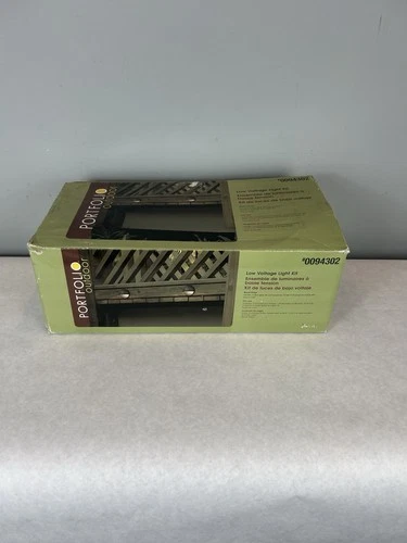 Portfolio Outdoor Low-Voltage Deck Light Kit 0094302 Open Box New Unused Porch