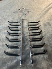 Closet Accessory Hanger Chrome Finish For Ties Belts Or Scarves