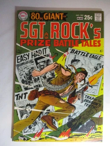 Our Army At War #203 Sgt Rock Mlle Marie, 80 Page Giant DC Fine+ 6.5 White Pages