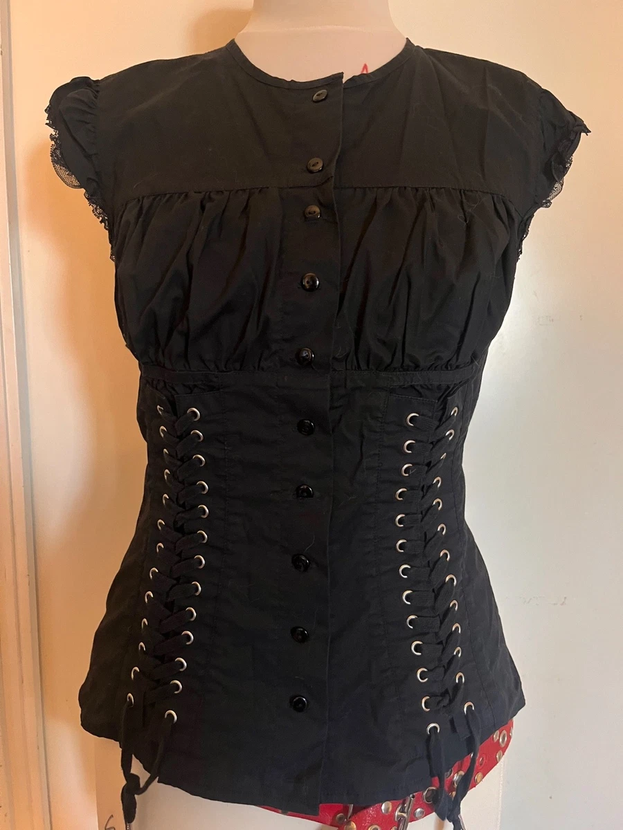 Lace Up Corset Top In Women's Tops & Blouses for sale | eBay