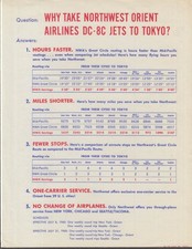 Northwest Orient Airlines When Is NY closer t...