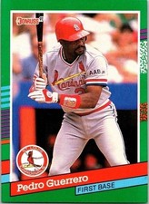 Pedro Guerrero St. Louis Cardinals 558 Donruss 1990 Baseball Card
