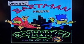 The Simpsons: Bartman Meets Radioactive Man w/Sleeve 🎮 Nintendo NES -Tested
