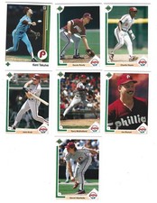 Lot of 7 - Upper Deck - Philadelphia Phillies- '89 (K. Tekulve), '91 (6) J. Kruk
