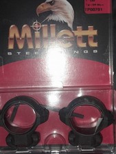 Millett Angle-Loc 1" Low Ring Set for Rimfire Rifles TP00701