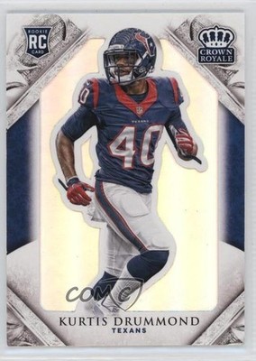 2015 Panini Crown Royale Silver 26/199 Kurtis Drummond #129 Rookie RC 2z8