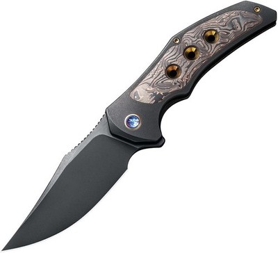 We Knife Co Ltd Magnetron Framelock Copper Folding Knife
