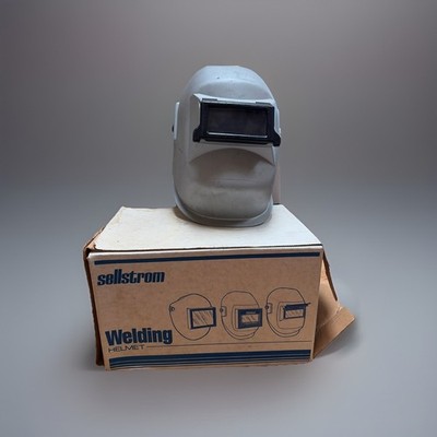 Vintage Sellstrom Welding Helmet Gray Flip Front 29311-10 Slim 1 Size Fit All