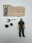 G.I. Joe 1982 Breaker Swivel Arm  with File Card 100% COMPLETE ARAH GI Joe