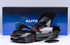 AUTOart 1/18 Chevrolet Corvette C8 Stingray Z51 Black Diecast Car Model 71280