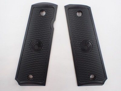 NOS OEM PARA ORDNANCE 1911 GRIPS FULL SIZE SINGLE STACK BLACK EXPERT, M1911