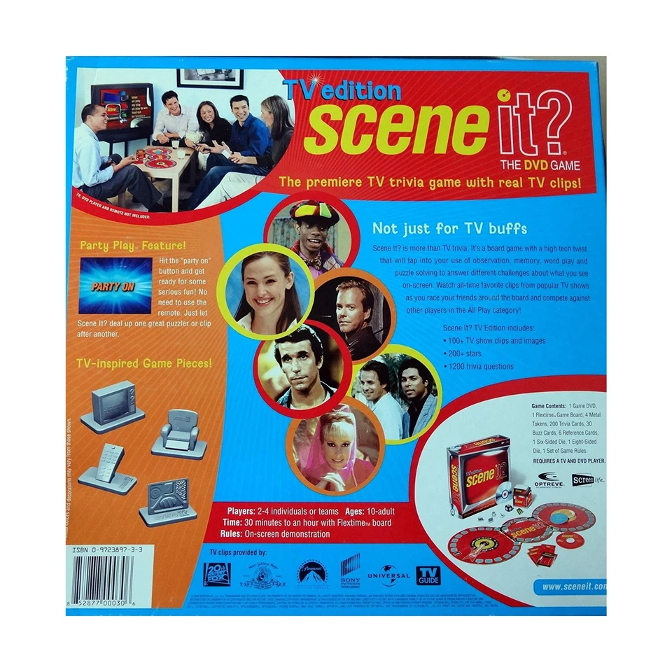 Screenlife Scene It? Scene It? - TV (2004 Ed) Box VG+/EX - Image 2 of 2