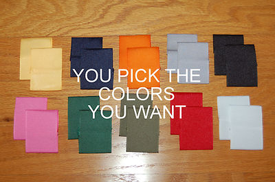 SET OF 10 PAIRS BOY SCOUT UNIFORM SHOULDER LOOPS RED NAVY LOT OF 10 - NEW