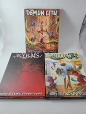 Dyskami RPG LOT - Wyrms, Pixies & Demon City COMPLETE