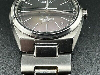 Seiko SUS Men's Antimagnetic Quartz Date Black Dial St Seiko SUS Men's Antimagnetic Quartz Date Black Dial St