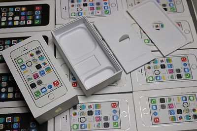 Apple iPhone 5S Originalverpackung Karton OVP EU Leerverpackung Retail Box GOLD 