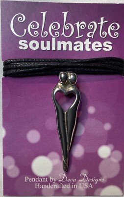 Soulmates Pewter Pendant By Deva Designs