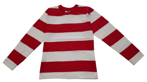 White Striped T-Shirt Costume Shirt 