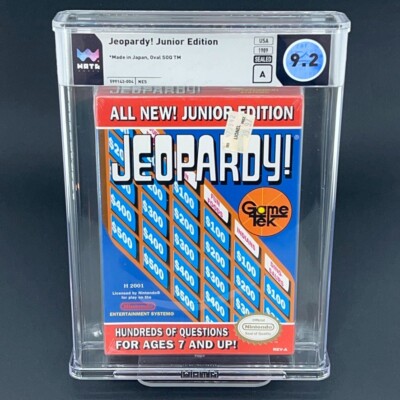 JEOPARDY! JUNIOR EDITION WATA Graded 9.2 A Sealed Nintendo NES Video Game