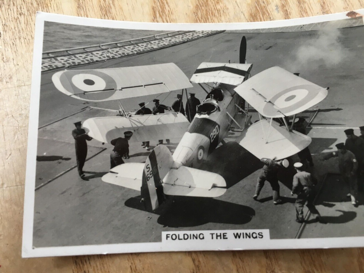 HMS EAGLE AIRCRAFT CARRIER S1696 ART DECO SMALL PHOTO ON TRADE