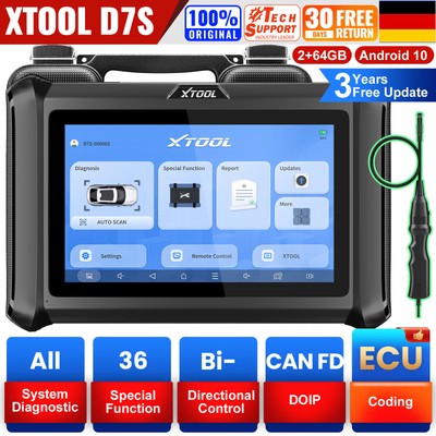 XTOOL D7S OBD2 Diagnosegerät ECU Codierung Bidirektionales Mit XV100