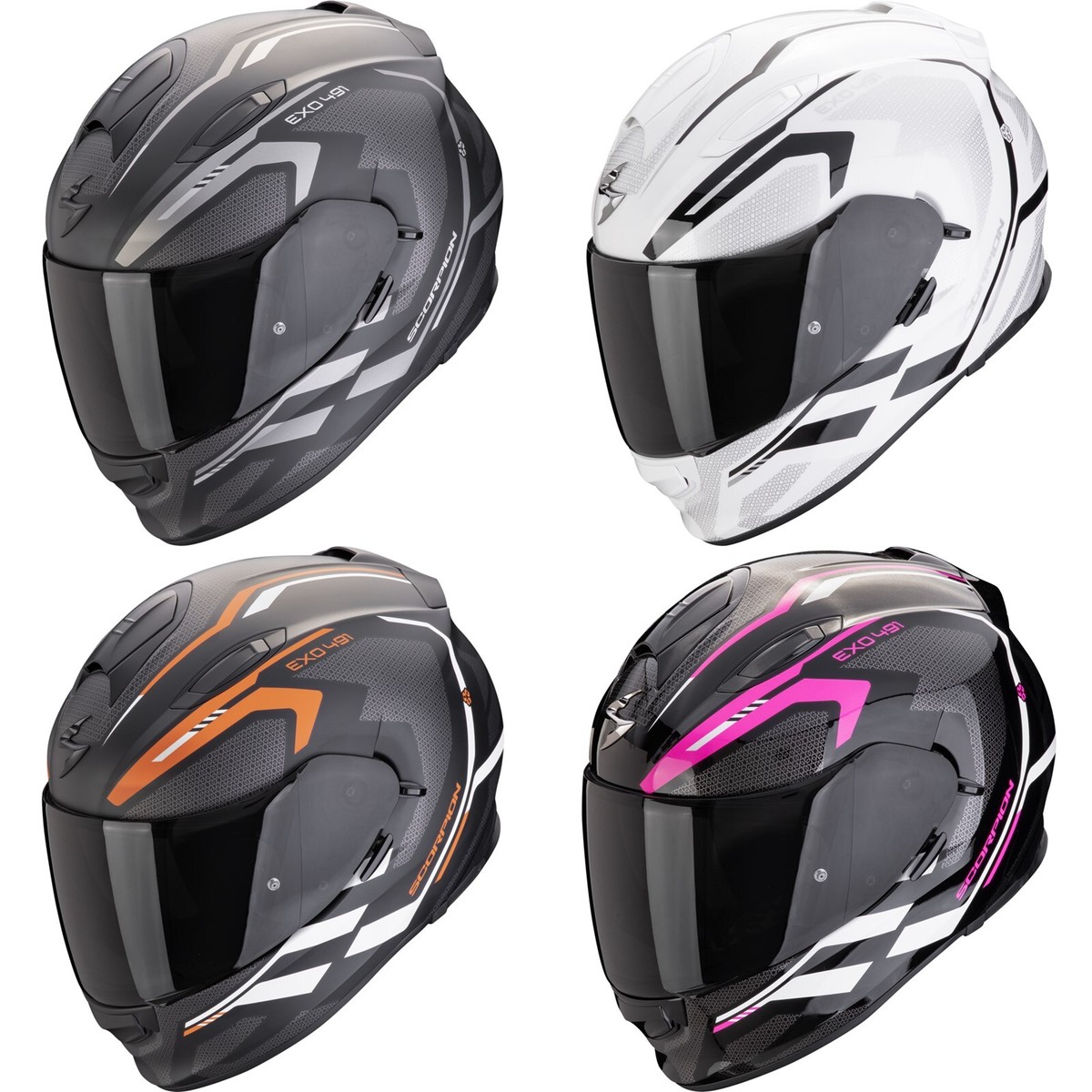 Scorpion Motorcycle Helmet EXO-491 Kripta - Full Face Helmet