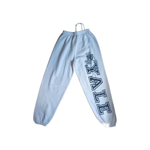 Vintage Made in USA 80s/90's Yale Bulldogs White Jogger Sweatpants Size