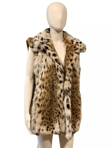 Montana Lynx Rufus (Bobcat) Fur Vest 