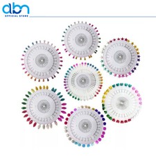 Plastic Headed Extra Long Pins Asst Colours For Dress Making Craft Alterations