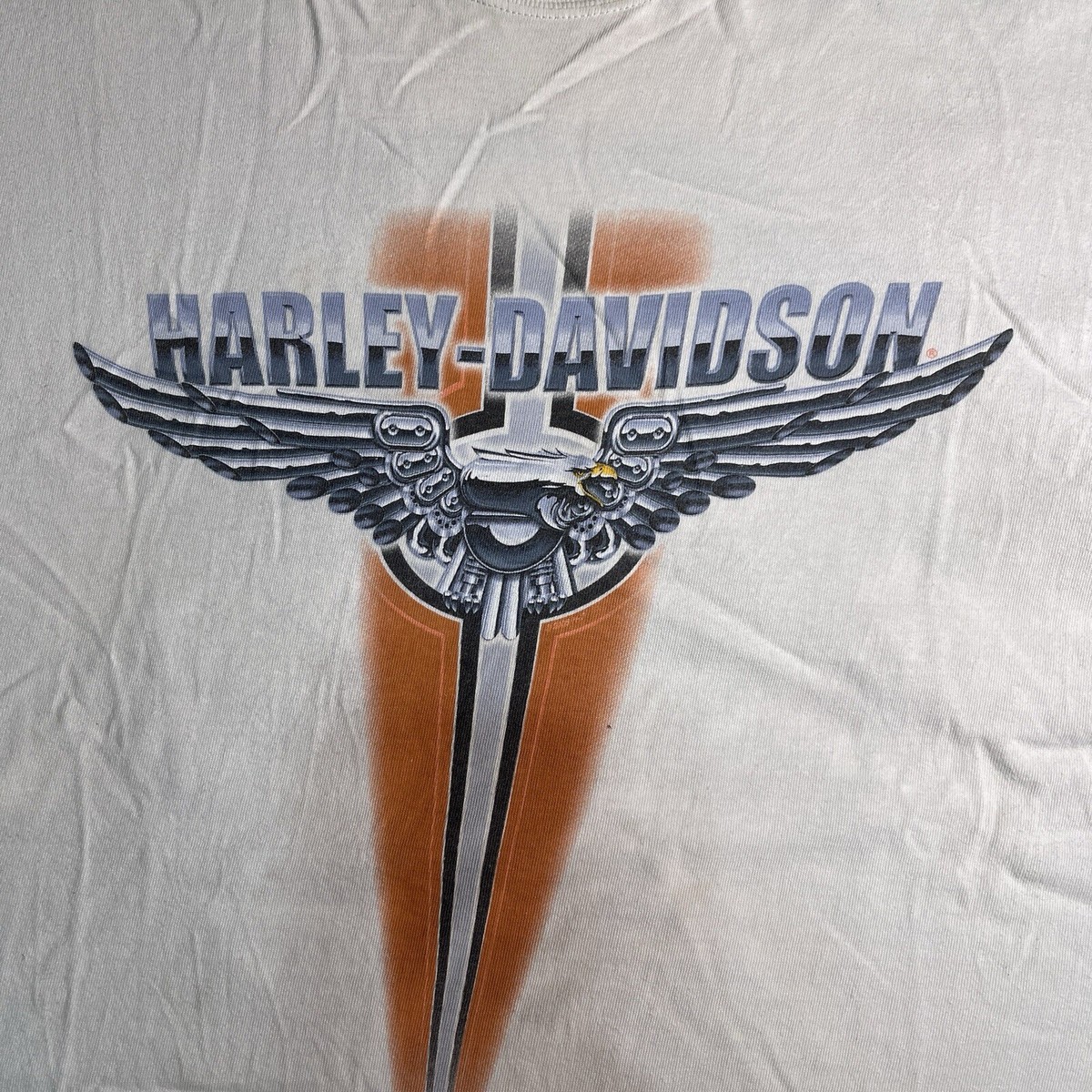 Harley Davidson Men's T-Shirt Meridian Mississippi VTG
